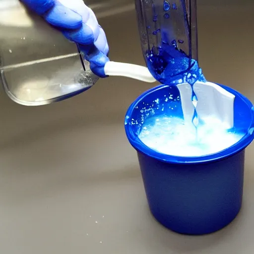 Prompt: pouring a 4d liquid into a 4d container