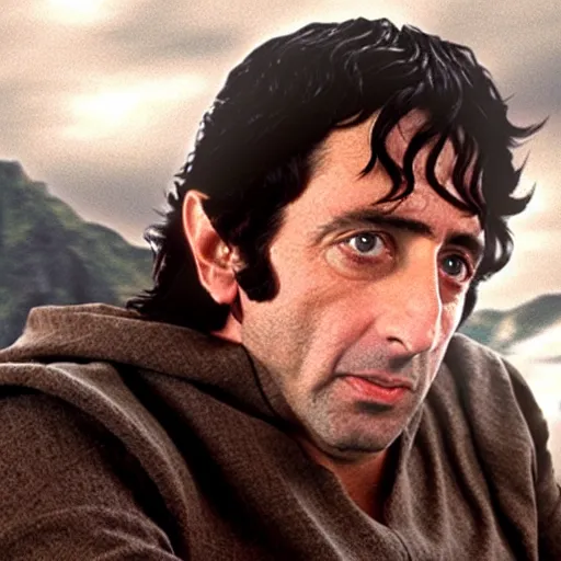 Image similar to film still of Al Pacino in Lord of the Rings
