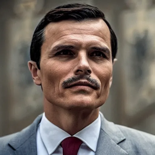 Image similar to spanish president pedro sanchez as a peaky blinder