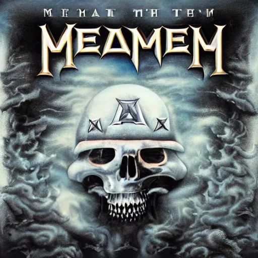 Image similar to Megadeth, album cover,