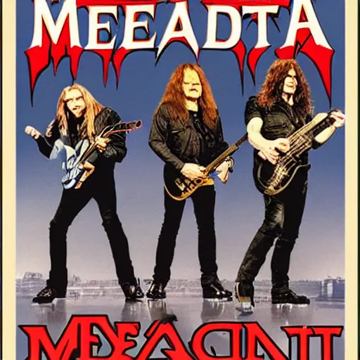 Image similar to megadeth, poster, band,