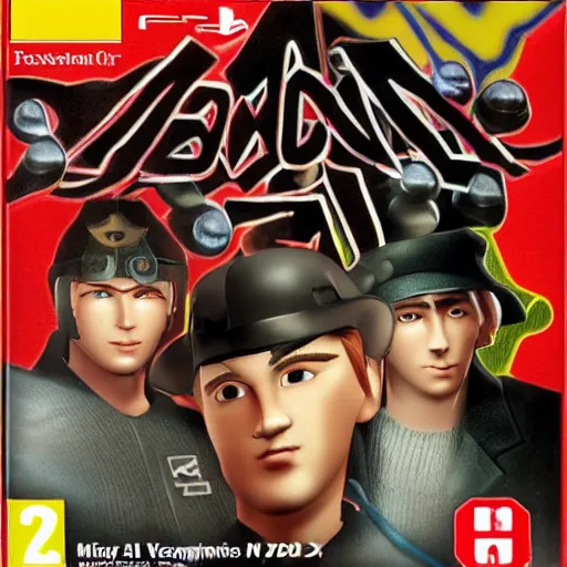 Prompt: box art for a playstation 2 game