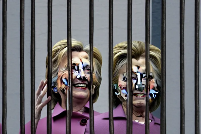 Image similar to hillary-clinton-behind-bars
