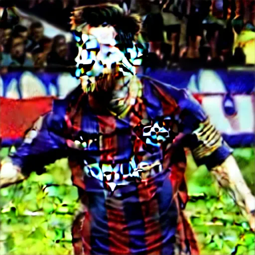 Image similar to Lionel Messi in WandaVision very detailed 4k quality super realistic