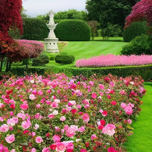 Image similar to beautiful english rose garden