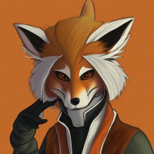 Image similar to an anthropomorphic fox, fursona!!!! trending on furaffinity, by kawacy, by don bluth