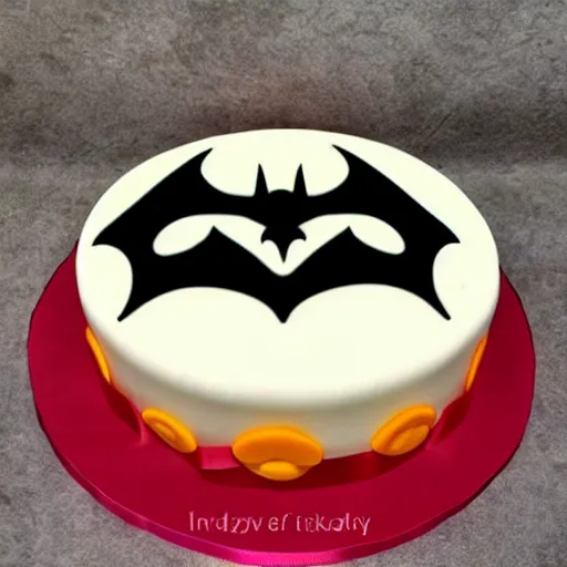 Image similar to bat birthday cake for girls,