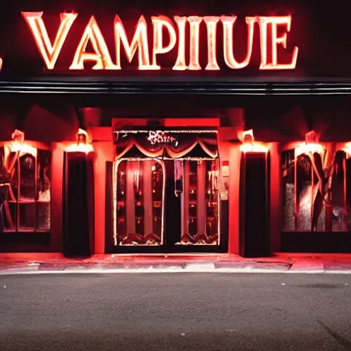 Prompt: vampire nightclub