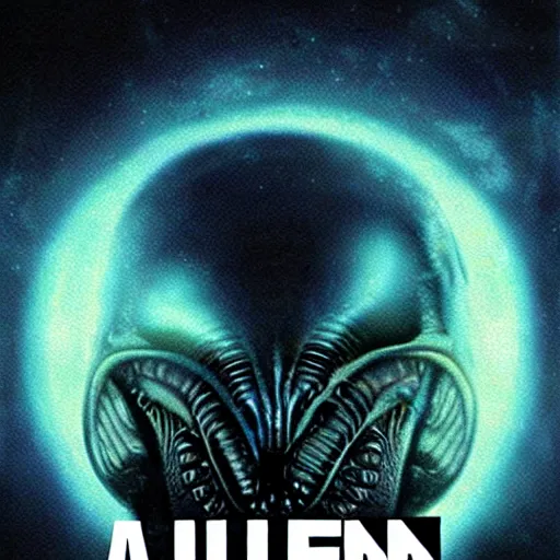 Image similar to alien poster art by imagine effects