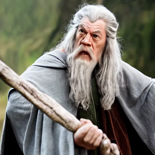 Prompt: film still of gandalf starring as the hulk, ( eos 5 ds r, iso 1 0 0, f / 8, 1 / 1 2 5, 8 4 mm, postprocessed, crisp face, facial features )