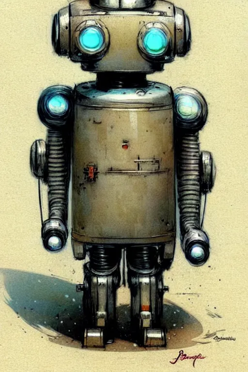 Image similar to ( ( ( ( ( 1 9 5 0 retro future robot pet. muted colors. ) ) ) ) ) by jean - baptiste monge!!!!!!!!!!!!!!!!!!!!!!!!!!!!!!