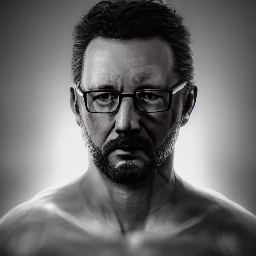 Image similar to Paul Tremblay Head Full of Ghosts, extremely moody lighting, glowing light and shadow, atmospheric, fine art, trending, featured, 8k, photorealistic, complex,symmetrical , 3-point perspective, hyper detailed, unreal engine 5, IMAX quality, cinematic, high resolution, 3D, PBR, path tracing, volumetric lighting, octane render, arnold render