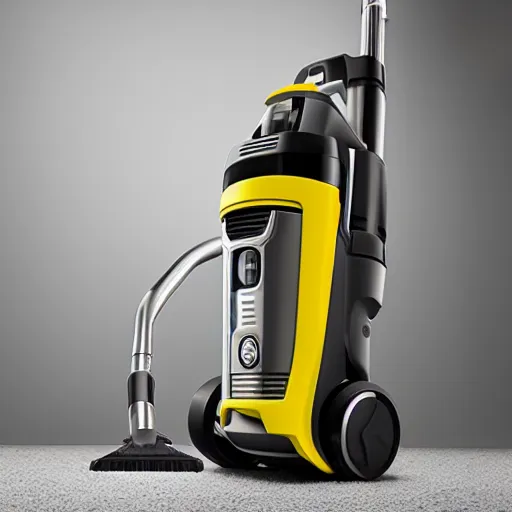 Image similar to r 2 d 2 as karcher wd 2 vacuum cleaner, product photo 8 k,