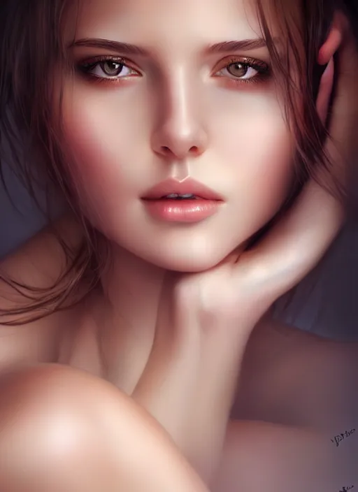 Image similar to a gorgeous female photo, professionally retouched, soft lighting, torso, legs, feet, realistic, smooth face, perfect eyes,!! wide angle!!, sharp focus on eyes, 8 k high definition, insanely detailed, intricate, elegant, art by artgerm, snowy winter