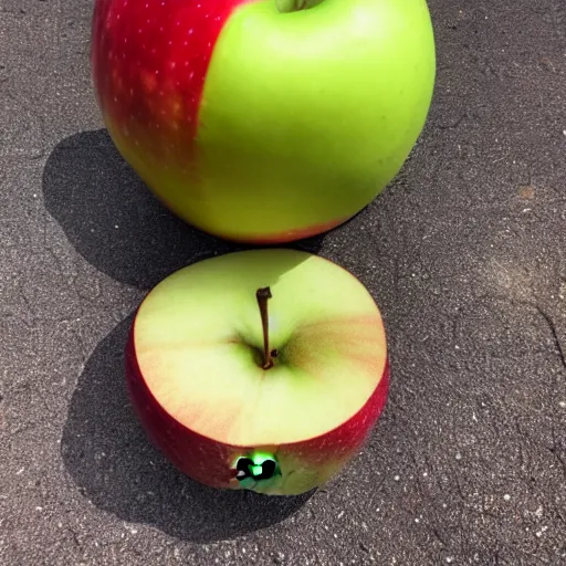 Image similar to an apple who does CrossFit