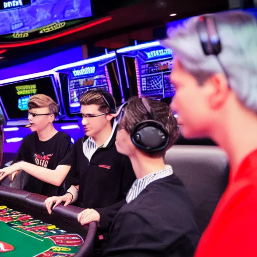 Image similar to xQc gambling