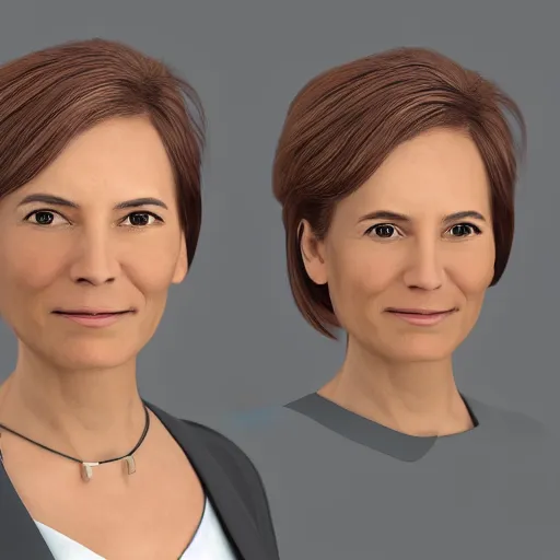 Prompt: naomi betterman corporate portrait, professional profile picture, hyperreal lifelike detailed uncanny valley realism