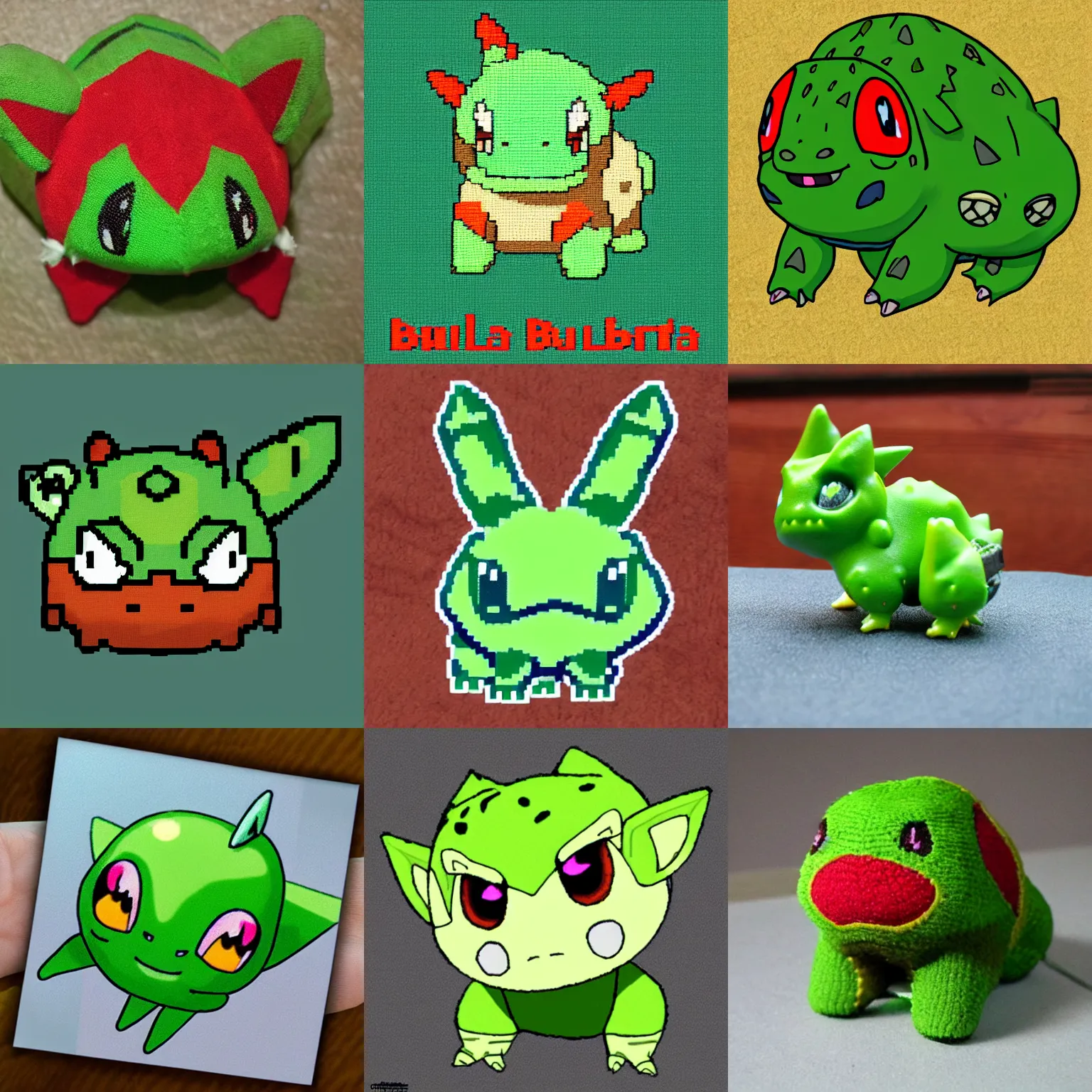 Prompt: bulbasaur sprite