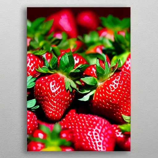 Image similar to a hyperdetailed strawberry and floating milk fluid poster, 4 k hd wallpaper illustration, package cover