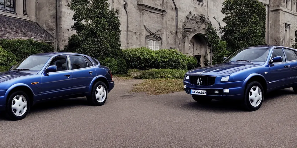 Prompt: “1990s Maserati Levante”