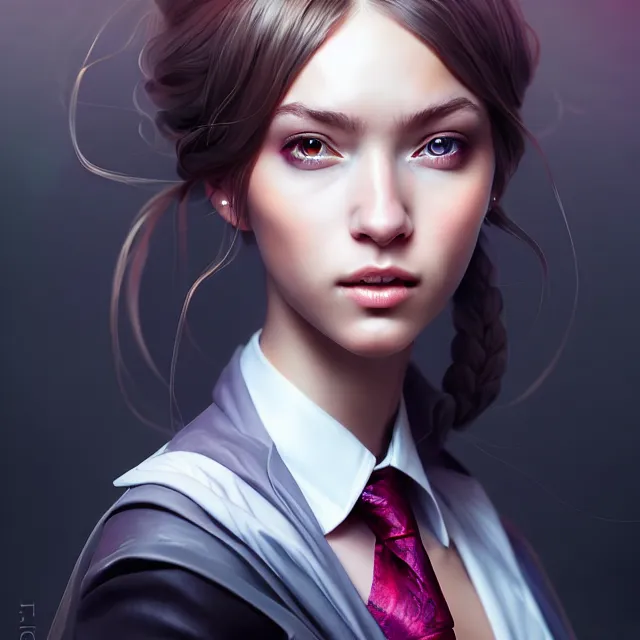 Image similar to epic professional digital art business portrait of 👩‍🏫💃🤵‍♀️,best on artstation, cgsociety, wlop, Behance, pixiv, astonishing, impressive, outstanding, epic, cinematic, stunning, gorgeous, concept artwork, much detail, much wow, masterpiece.