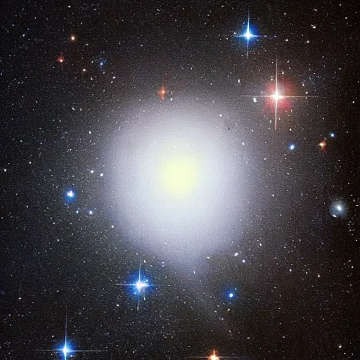 Image similar to Stunning picture by the Hubble Telescope of a star that is completely black. A pitch black star. NASA