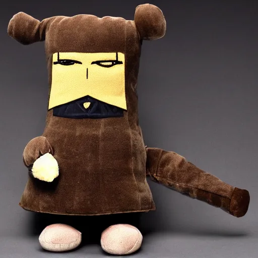 Prompt: ned kelly fumo plush