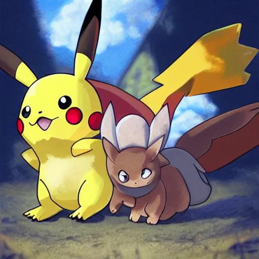 Prompt: Pokemon as real animals, photorealistic art, cinematic poster, intricate detailing