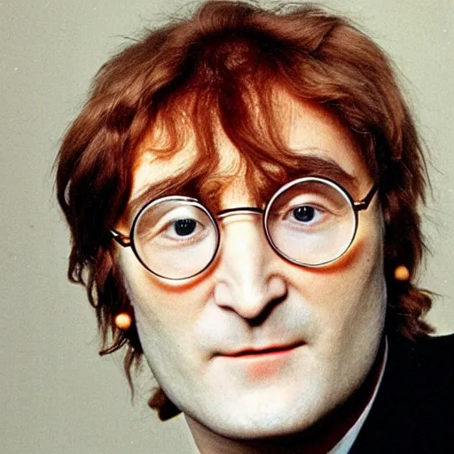 Prompt: John Lennon as a lemon