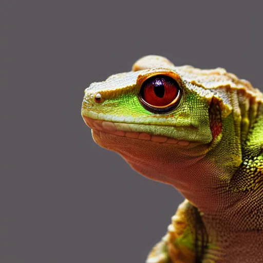 Prompt: a gecko looking into the camera, photorealistic, artstation, cinematic lighting 4k