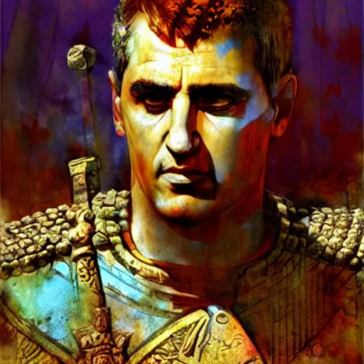 Image similar to Roman Emperor Constantine the great by Marc Simonetti