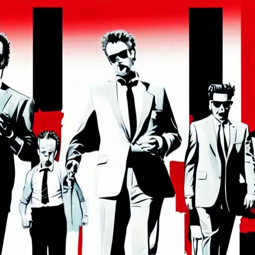 Image similar to reservoir dogs poster but with Bugs Bunny instead of micheal madsen 4k