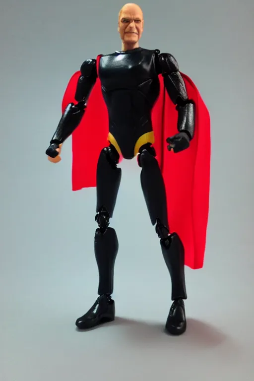 Image similar to product photo of kenner action figure, 5 points of articulation, sci fi, superhero, perfect human proportions, t - pose, studio lighting