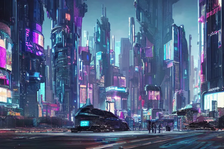 a magnificent cyberpunk city. photorealism. | Stable Diffusion | OpenArt