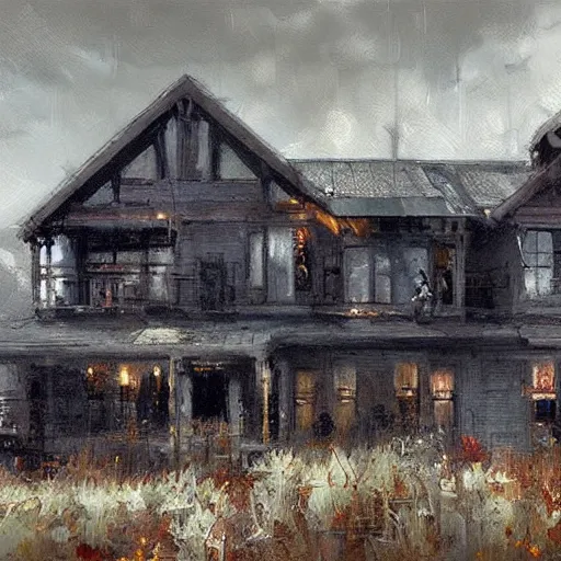 Prompt: doctor house, realistic, ultrahd, jeremy mann painting