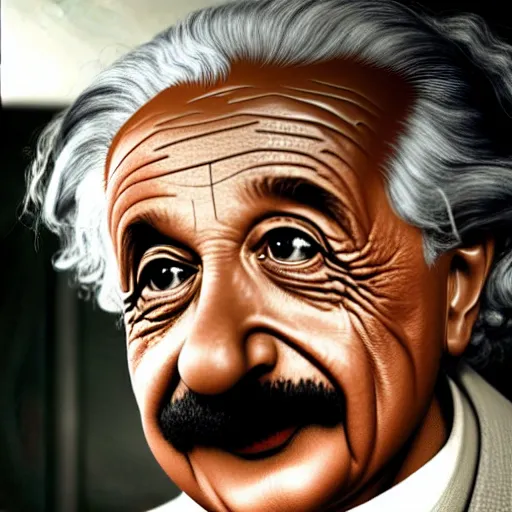 Prompt: Albert Einstein as Iron Man