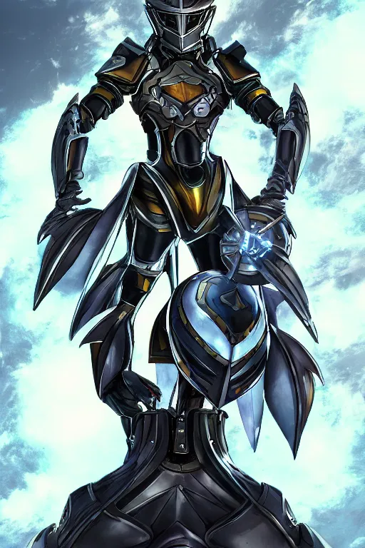 Image similar to helmet armor guardian destiny in witch queen illumination ray tracing hdr fanart arstation by sung choi robot ninja mask and eric pfeiffer and gabriel garza and casper konefal