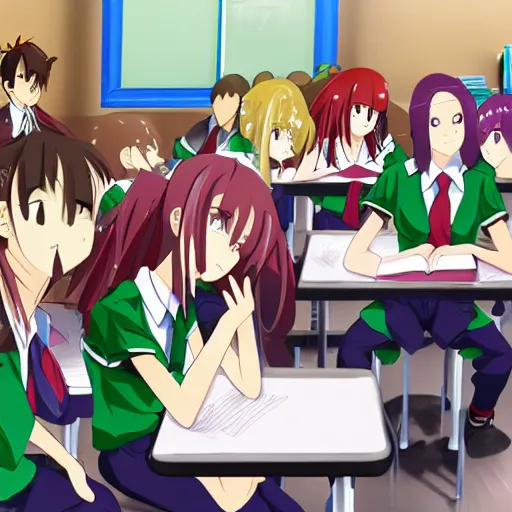 Imagine if the anime was in this Art Style : r/ClassroomOfTheElite