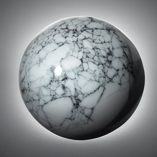 Prompt: a ultra realistic photo of a marble, reflections, real world, photorealistic, lighting, render