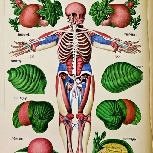 Prompt: anatomical diagram of kirby, by maria sibylla merian