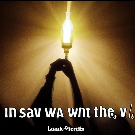 Image similar to i saw the light, i saw the light, i know that you saw me,'cause i looked up to see your face