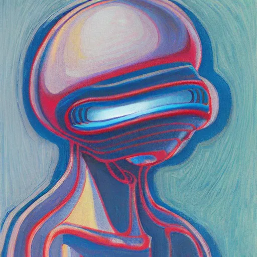 Image similar to alien by wayne thiebaud