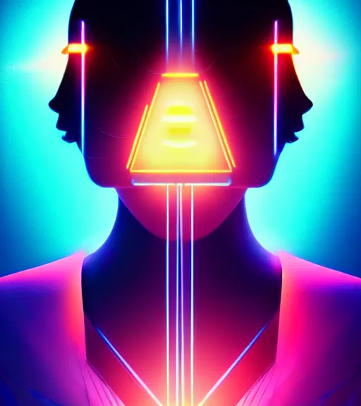 Prompt: symmetry!! asian princess of technology, solid cube of light, hard edges, product render retro - futuristic poster scifi, lasers and neon circuits, beautiful asian princess, intricate, elegant, highly detailed, digital painting, artstation, concept art, smooth, sharp focus, illustration, dreamlike, art by artgerm