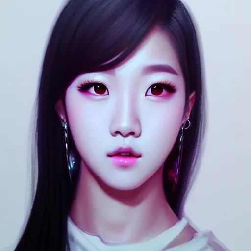 Image similar to jisoo of blackpink, hyperrealistic portrait, angelic, fantasy art, photo realistic, dynamic lighting, artstation, poster, volumetric lighting, very detailed face, 8 k, award winning