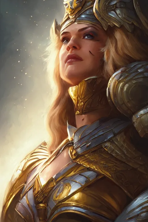 Image similar to amazon valkyrie athena, d & d, fantasy, portrait, highly detailed, headshot, digital painting, trending on artstation, concept art, sharp focus, illustration, art by artgerm and greg rutkowski and magali villeneuve