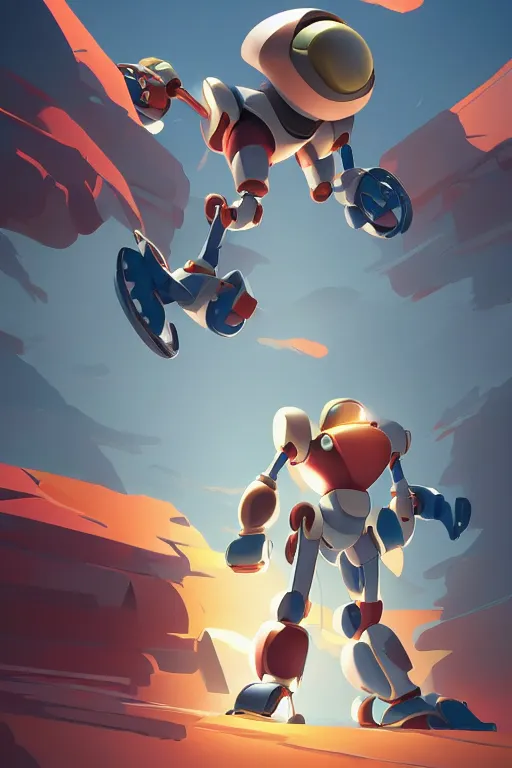 Image similar to metabots medabots medarotto medarot robot minimalist comics, behance hd by jesper ejsing, by rhads, makoto shinkai and lois van baarle, ilya kuvshinov, rossdraws global illumination ray tracing hdr radiating a glowing aura