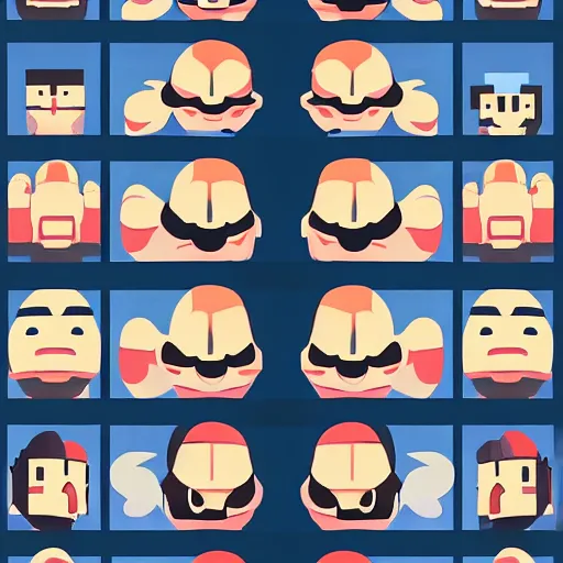 Image similar to face icon stylized minimalist super mario bros., loftis, cory behance hd by jesper ejsing, by rhads, makoto shinkai and lois van baarle, ilya kuvshinov, rossdraws global illumination