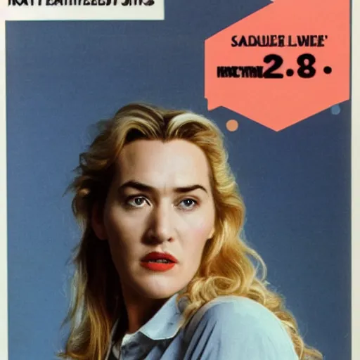 Image similar to kate winslet 1 9 8 0 s action figurine magazine ad photo