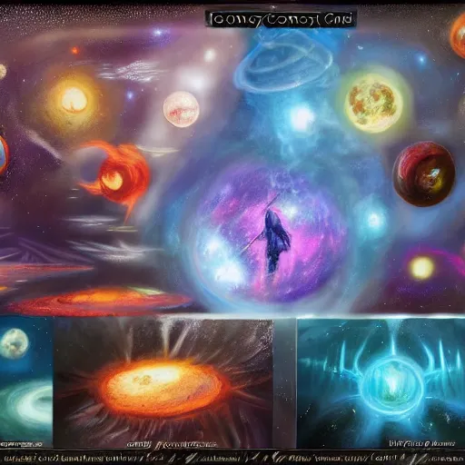 Image similar to fantasy cosmic concept art of the Universes child