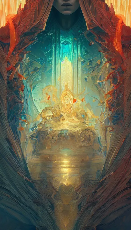Prompt: abstract, fame of thrones, lord of daggers, neon, fibonacci, sweat drops, insane, intricate, highly detailed, digital painting, artstation, concept art, smooth, sharp focus, illustration, Unreal Engine 5, 8K, art by artgerm and greg rutkowski and alphonse mucha